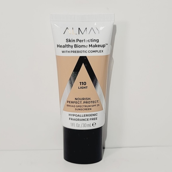 Almay Skin Perfecting Healthy Biome Foundation Makeup - 1 fl oz #110 Light - Picture 1 of 2